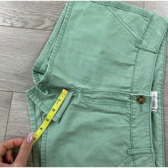 Forever 21 Green 100% Cotton Shorts - Picture 7 of 9